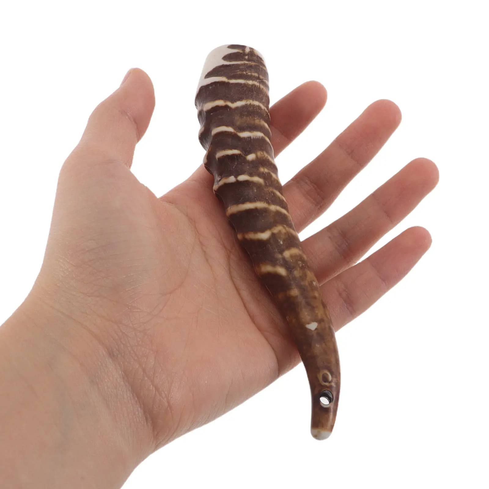 Manico di Ricambio per Coltello a Forma di Corno di Cervo, Design Realistico, Impugnatura Antiscivolo per Riparazione Coltelli da Cucina Fai-da-Te