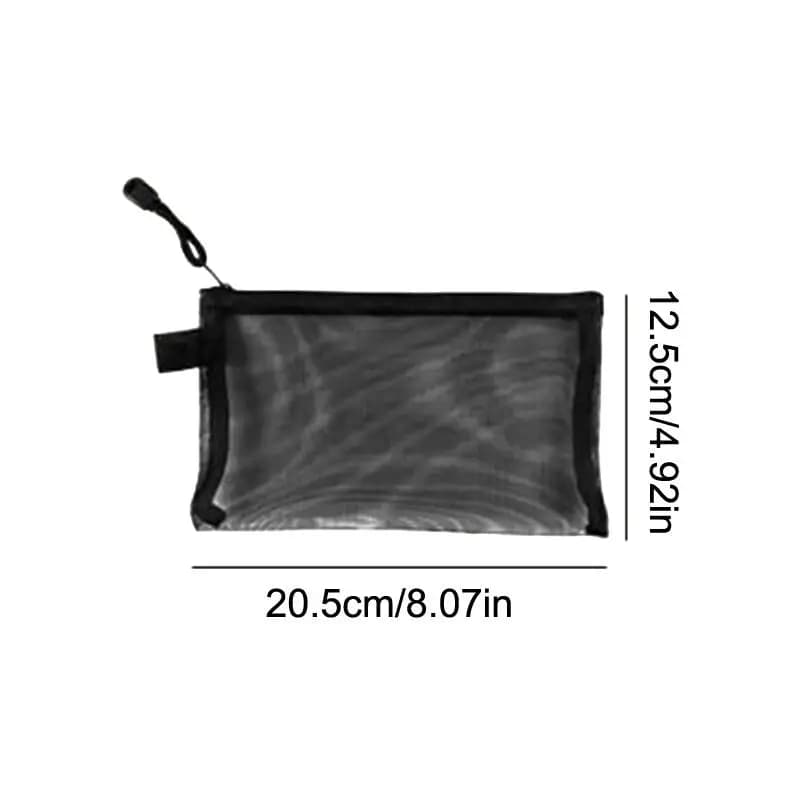 Transparent Mesh Travel Passport Holder Portable Water-resistant ID Organizer 1/3/5Pcs for Business Travel Weekend Getaway