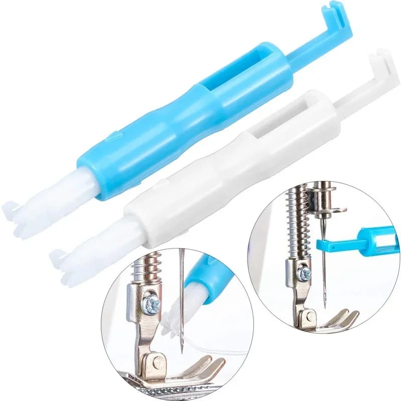 2Pcs Automatic Sewing Machine Needle Threader Quick Change Needle Insertion Tool Household Sewing Accessories