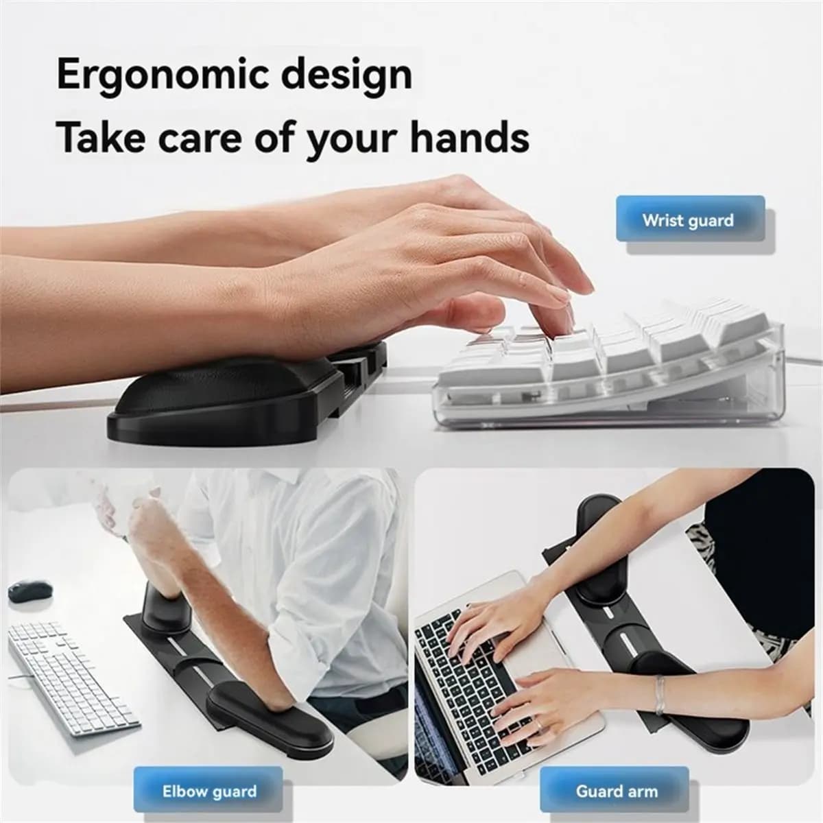Supporto per il polso Tappetino per tastiera Poggiapolsi Tappetino per mouse Tastiera Poggiapolsi Tappetino per tastiera ergonomico Tappetino per mouse per computer portatile