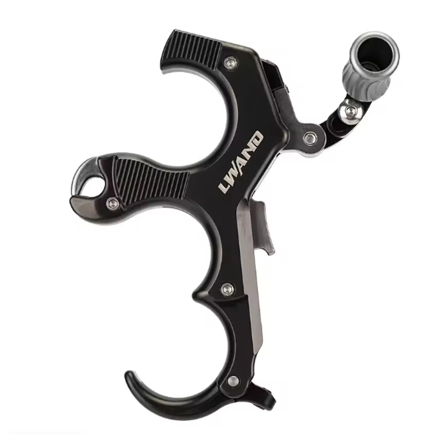 3/4 Finger Archery Compound Bow Release Aid, Thumb Trigger Caliper Grip Release, Professional Hunting Target Shooting Accessorie