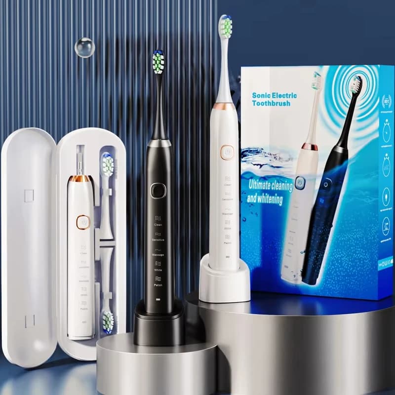 OEM 2024 Spazzolino sonico Denti Nuovo spazzolino elettrico Detergente dentale Igiene orale Spazzola DuPont Articoli per elettrodomestici ricaricabili
