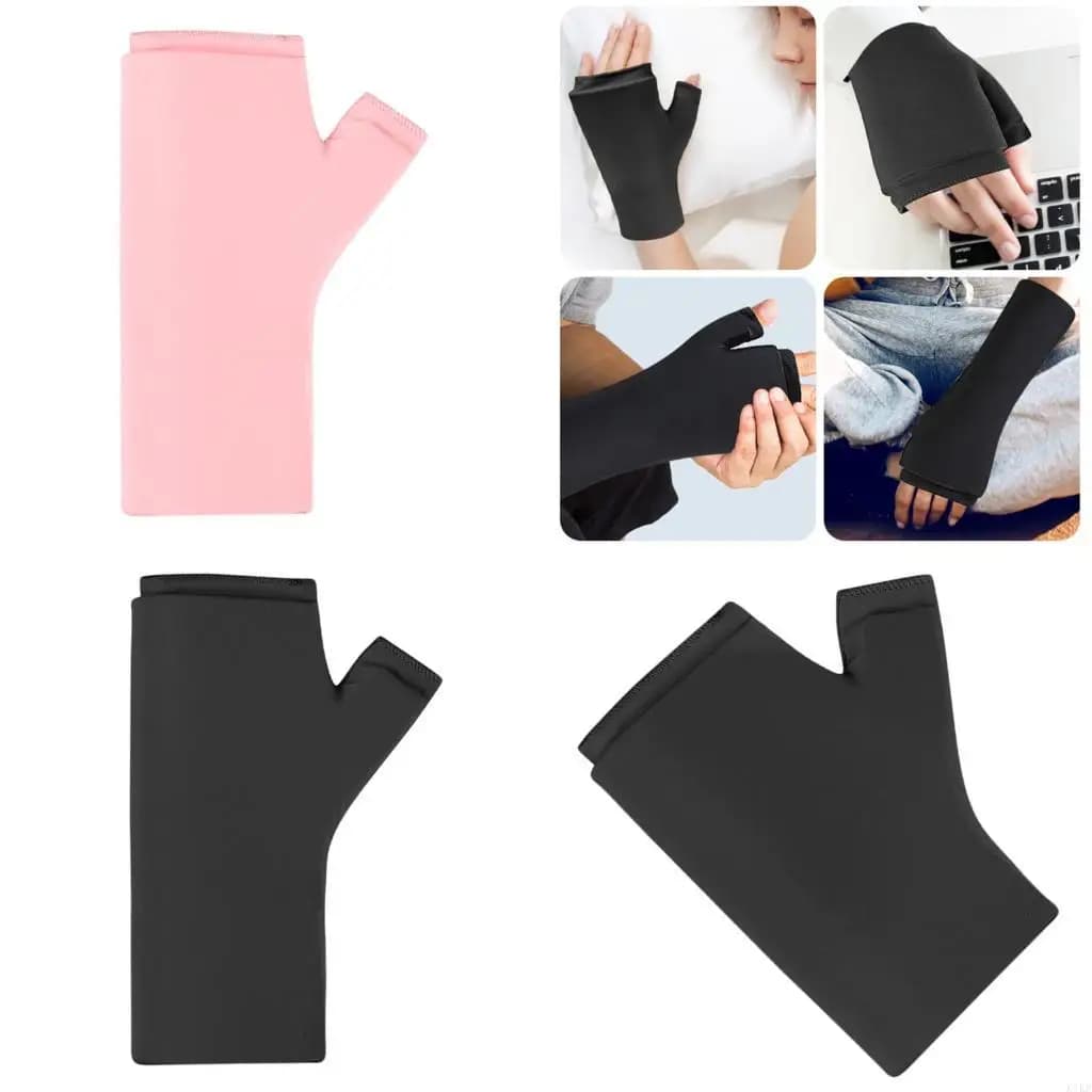 Cold Gel Thermal Therapies Wrist Gloves in Elastic Fabric