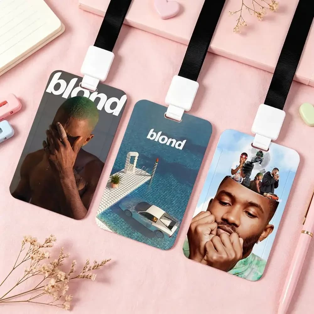 Singer F-Frank Ocean NFC Contactless Sliding Card Sleeve For Student Cards, Bus Cards, ID Cards, And Work Permits
