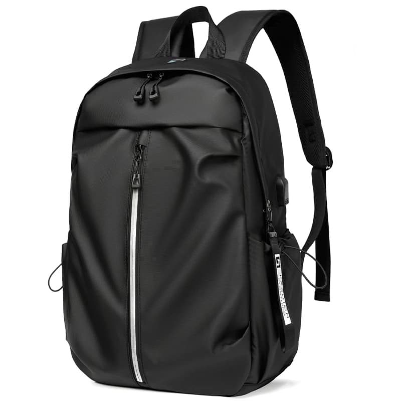 Borsa per computer impermeabile USB esterna, zaino per studenti universitari, zaino casual multifunzionale da uomo d'affari alla moda