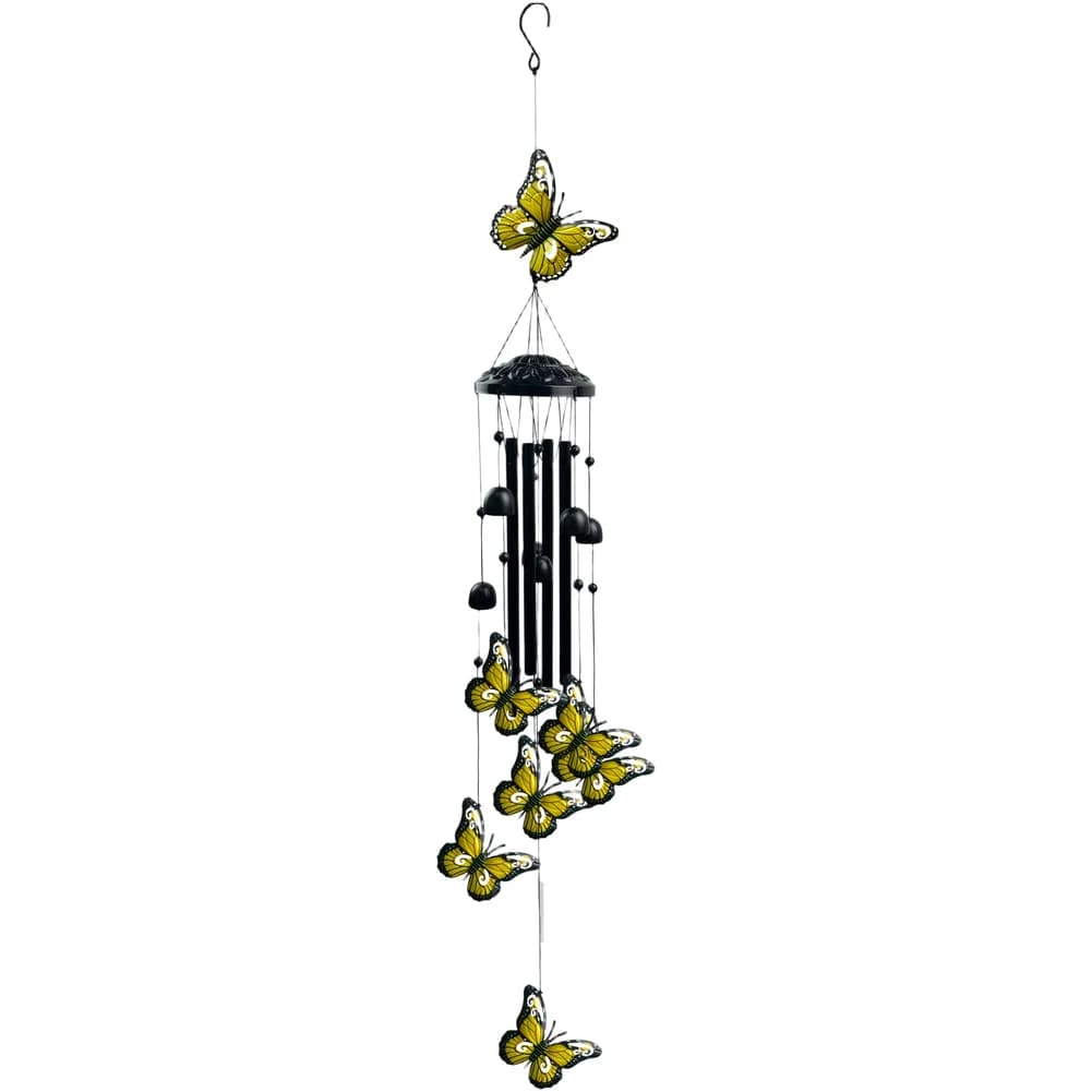 Beautiful Hanging Pendant For Garden Butterfly Wind Chime Metal Butterfly Wind Chime Stylish Cohesive Aesthetic