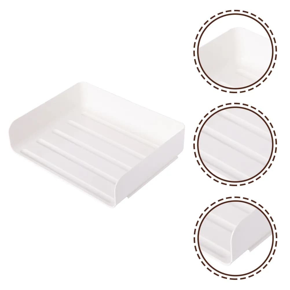Organizzatore da scrivania impilabile in plastica, vassoio porta documenti per ufficio, studenti, regalo di compleanno/Natale, lavorazione pregiata, superficie liscia