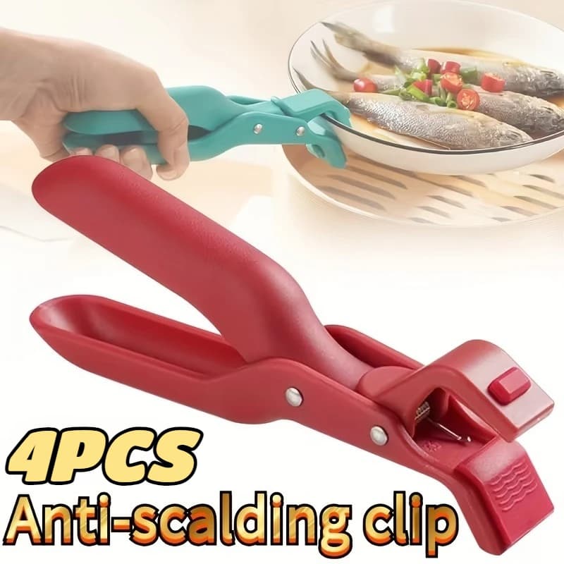 4 Pieces Anti-slip Grips for Hot Plates, Bowls, Pizza Cans, Air Fryer, Microwave Oven