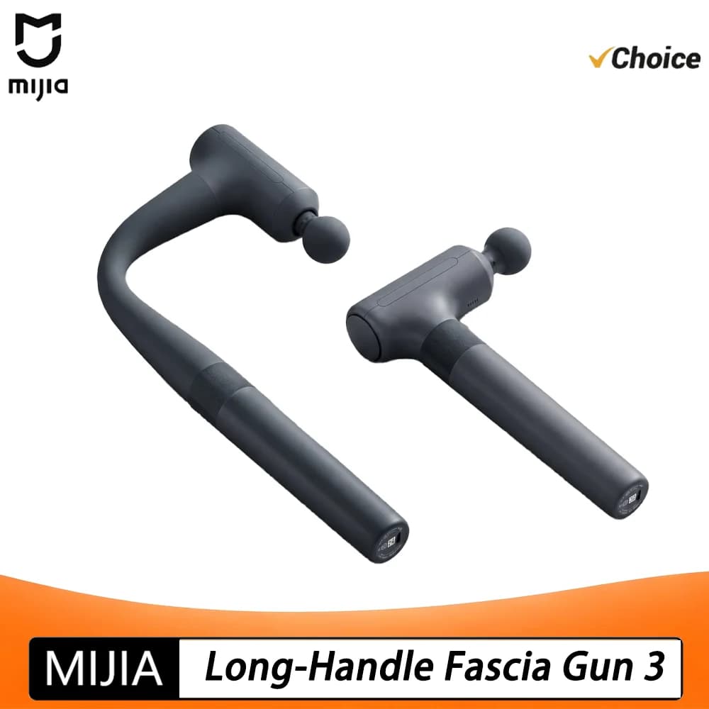 MIJIA Long Handle Fascia Gun 3 Dual Mode Deep Tissue Massager with Long Short Handles Figure 7 Muscle Relax Tool CN