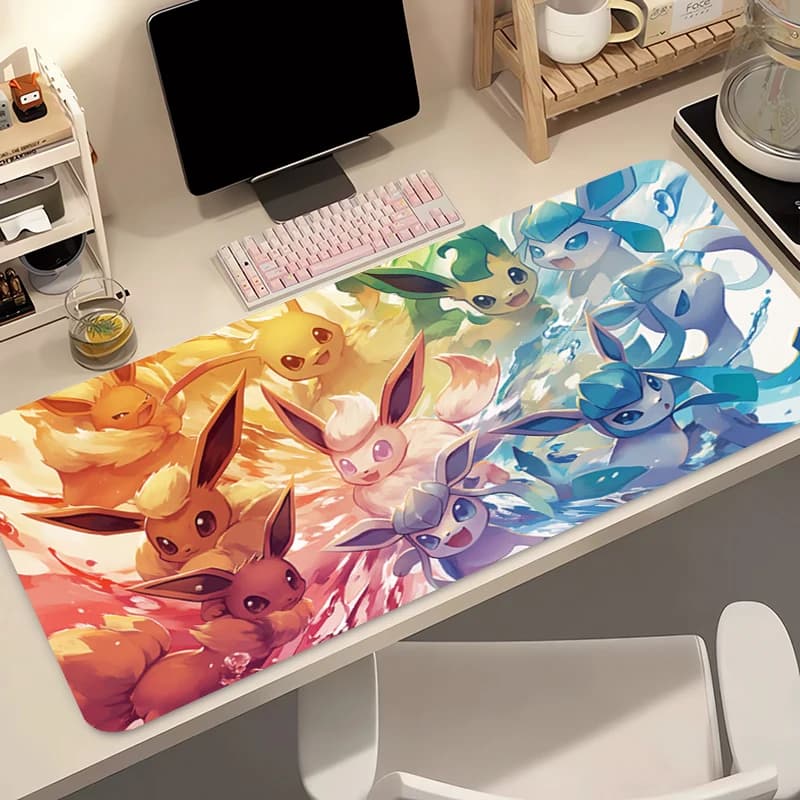 Mouse Mat Anime 90x40cm Pokemon Game Accessories Cabinets Gamer PC Computer Desk Mat Tablet xxl Mousepad