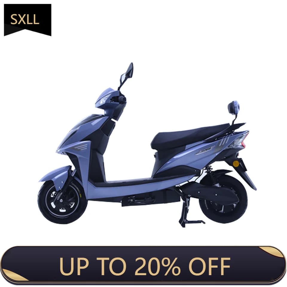 SXLL Potente bicicletta elettrica a lunga autonomia e veloce, moto elettrica a due ruote 72v per adulti, scooter elettrico 2000W