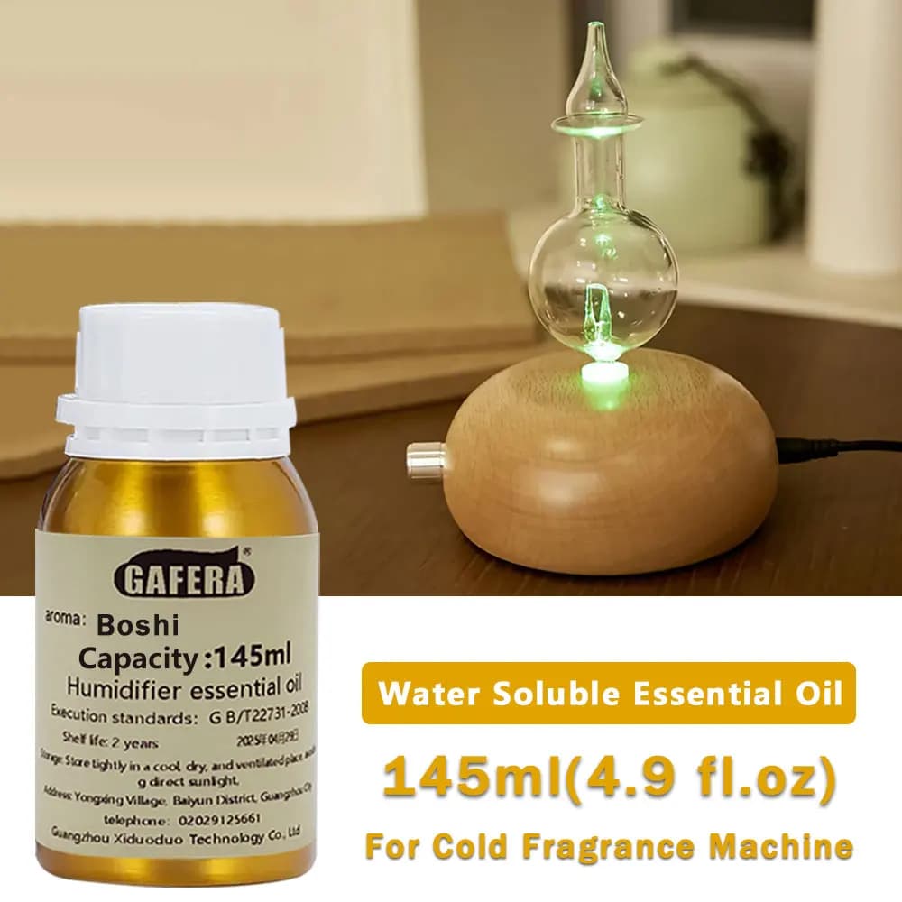 GAFERA 145ml (4.9 fl.oz) Sage And Sea Salt/Fresh Orange Essential Oil - For Cold Fragrance Instrument & Humidifier & Aroma Stone
