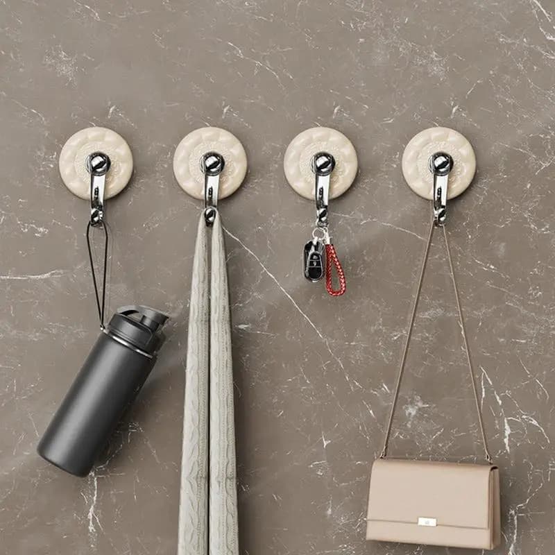 Ganci a ventosa Ganci per doccia sottovuoto ondulati Porta asciugamani da bagno rimovibile Ganci per doccia sottovuoto riutilizzabili Multiuso per