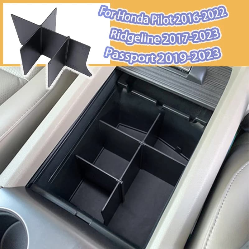 Per Honda Pilot 2016-2022 / Ridgeline 2017-2023 / Passport 2019-2023: Divisorio per Bracciolo Rinforzato, Accessorio Interno