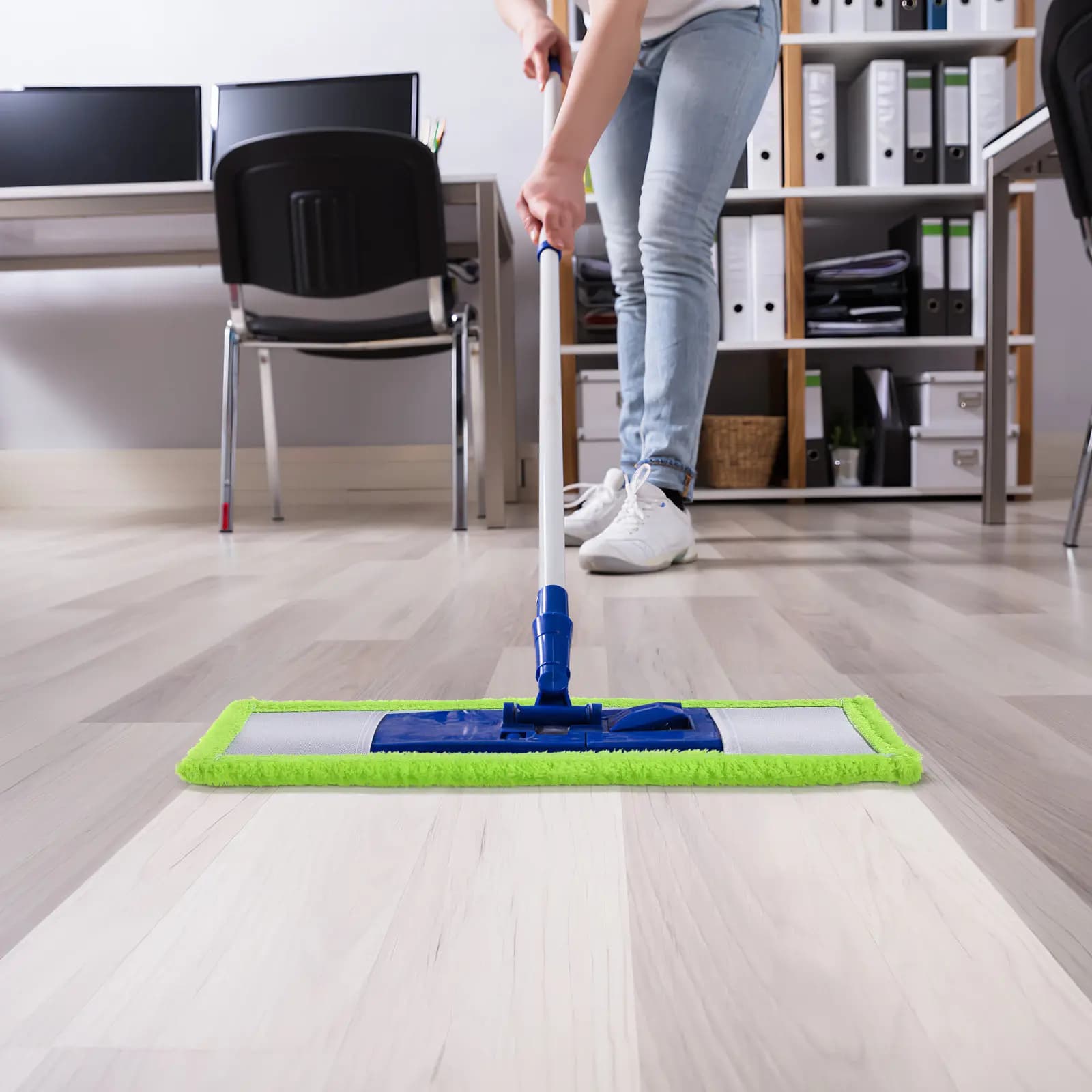 Reusable Microfiber Mop Pads Coral Fleece Floor Mop Replacement Heads for Hardwood Tile Laminate Vinyl Marble Stone Cleaning