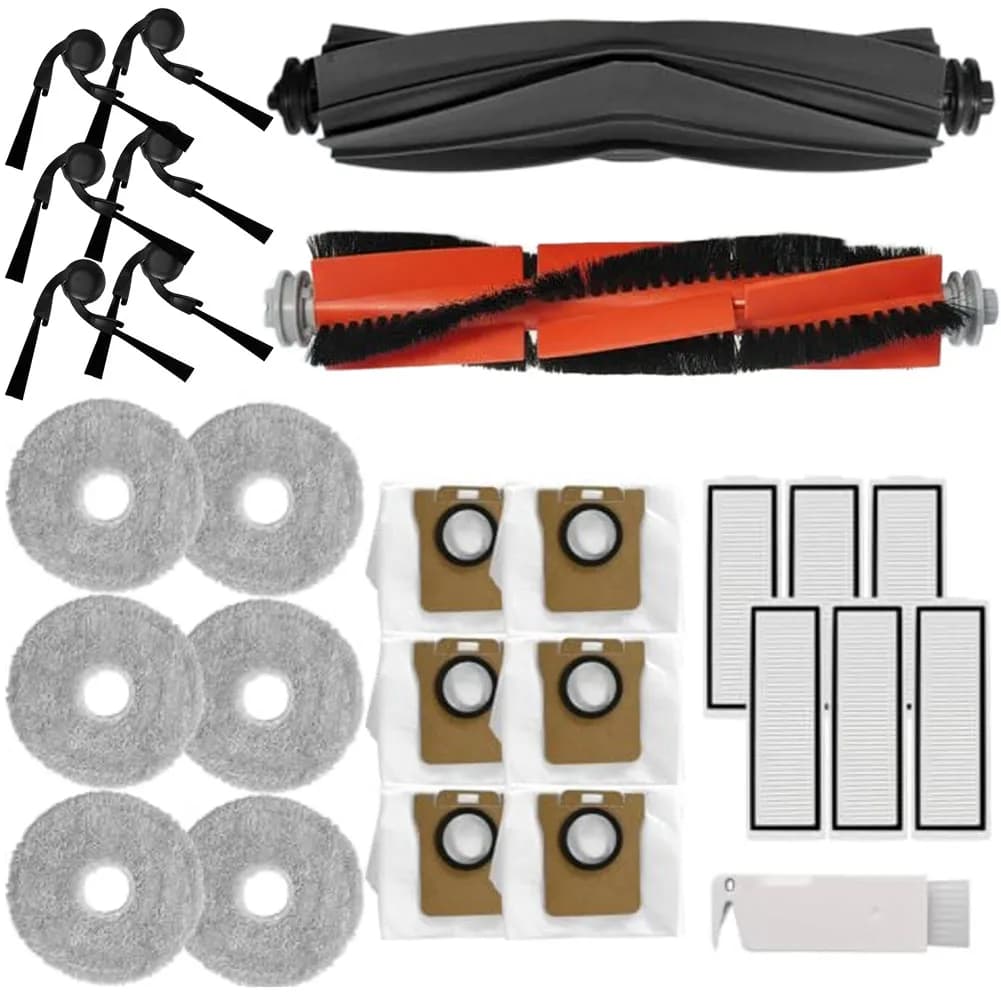 For Xiaomi Robot Vacuum 5 5 Pro Main Side Brush Bags Mop Pads Kit Vacuum Cleaner Accessories Nonwoven Fabric Vacuum Cleaner