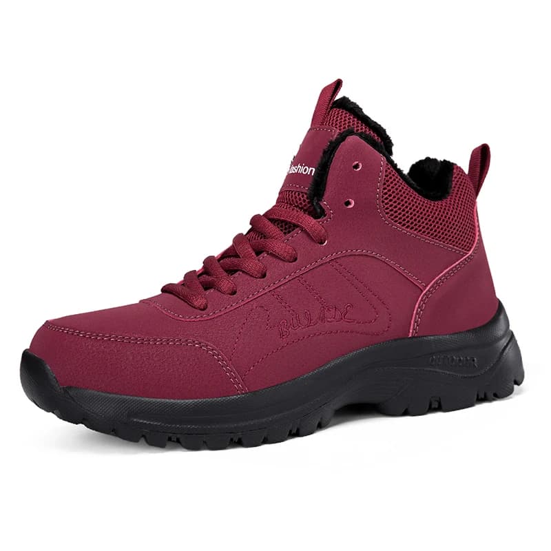 2026 New Men Women Winter Snow Boots for Waterproof Leather Sneakers Super Warm Men's Boots Outdoor Male Hiking Boots Work Shoes