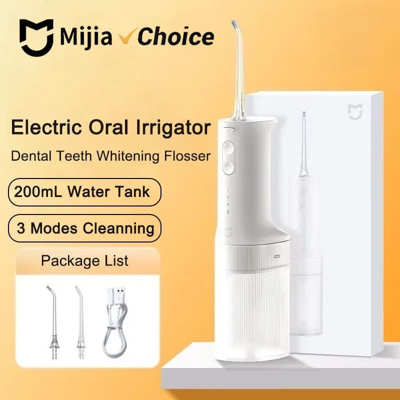 Mijia MEO705 Portable Oral Irrigator, Dentale Whitening, Dental Cleaning Hydraulic, Water Thread for Tooths