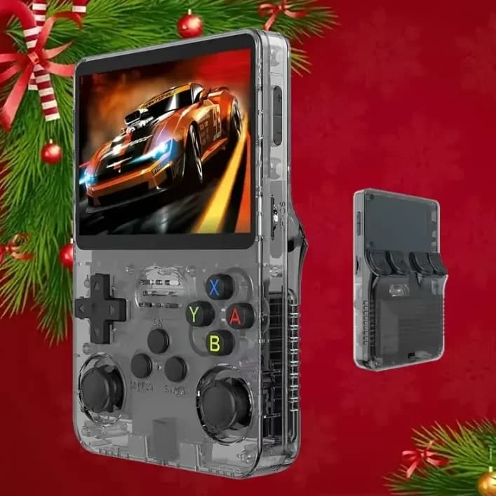 Console di Gioco Retro R36S Open Source - Schermo IPS da 3,5 Pollici, Sistema Operativo Linux, 128GB/256GB di Giochi Precaricati, Console Portatile