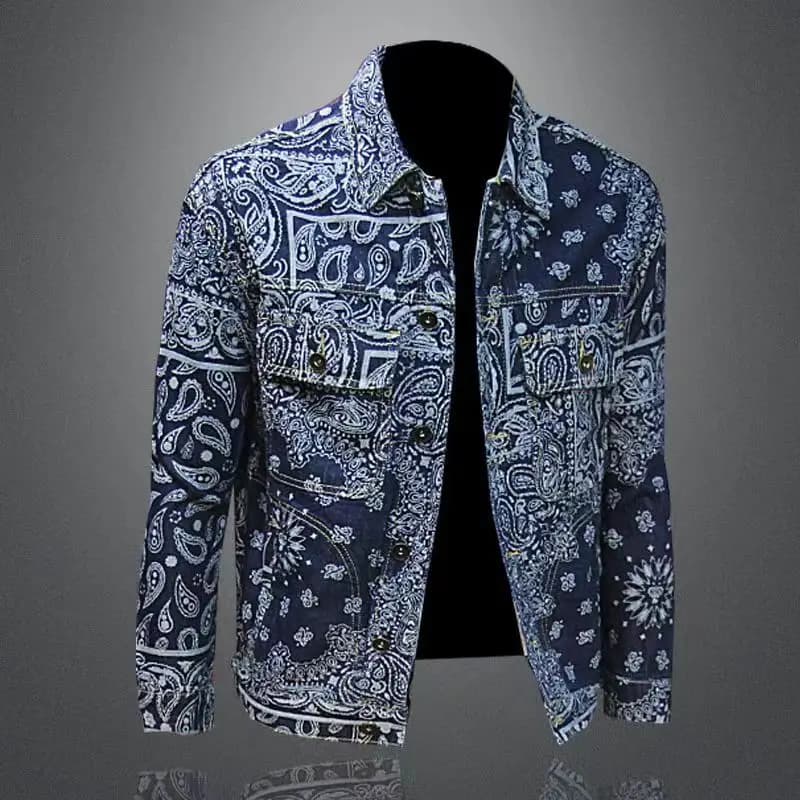Cappotti Jean maschili Tasca con bottoni Giacca di jeans da uomo Autunno Cowboy Oversize Capispalla di marca Nuovo cappotto di jeans