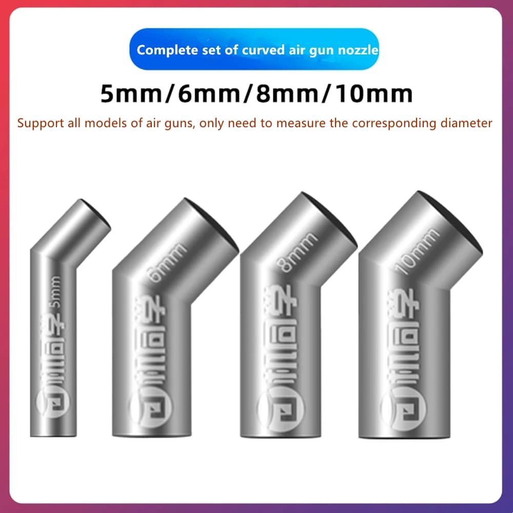 Ugelli ad aria a gomito per microscopio universale JS-09 5 6 8 10 12mm 861/2008 Stazione di riscaldamento Sostituito ugello a bocca inclinata