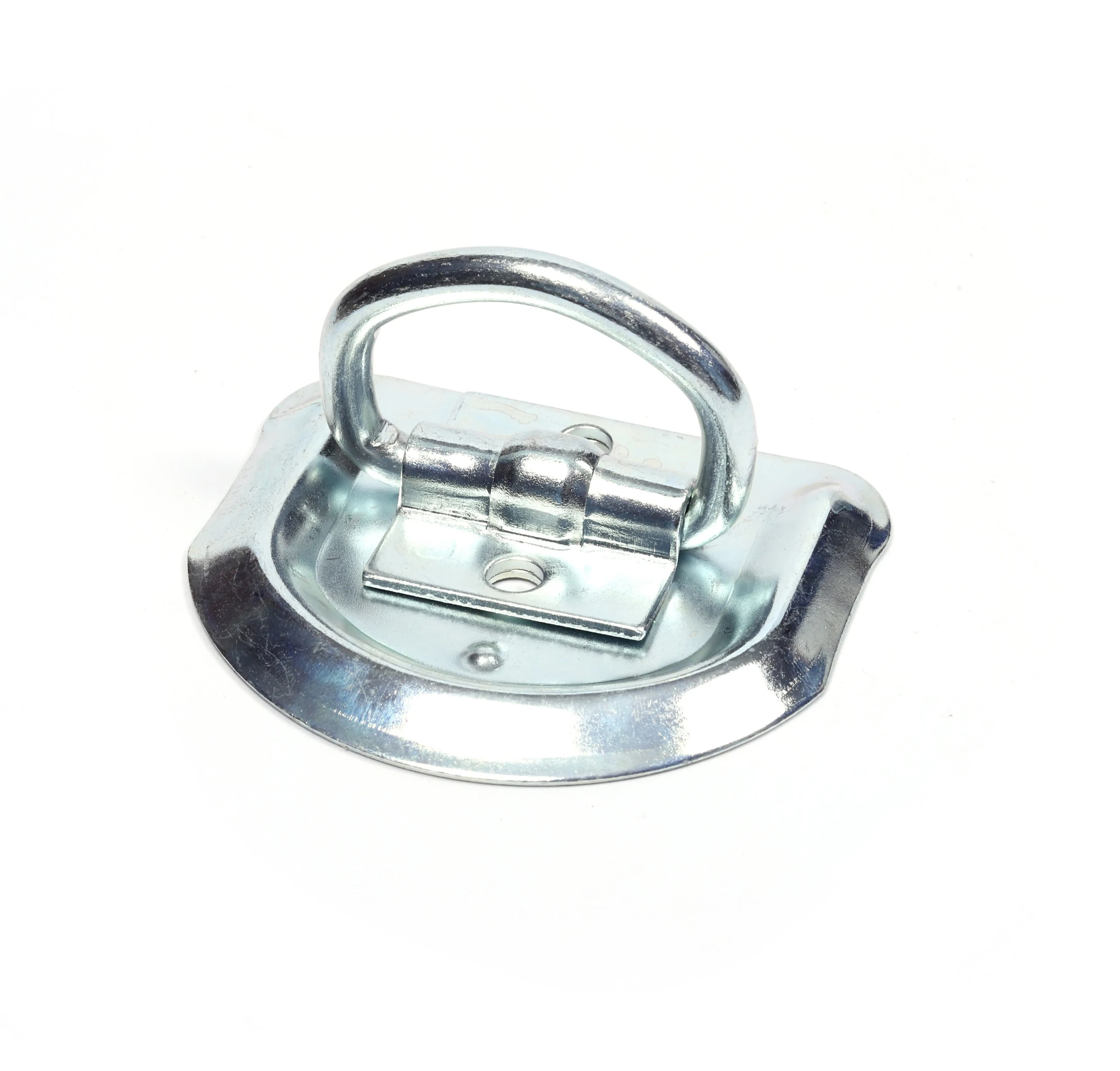 Anello a D per Blocco di Parcheggio Rimorchio, Gancio di Ancoraggio a Pavimento per Camper, Garage, Barca, Auto, Anello di Trazione, Cinghie con Fibbia per Carico