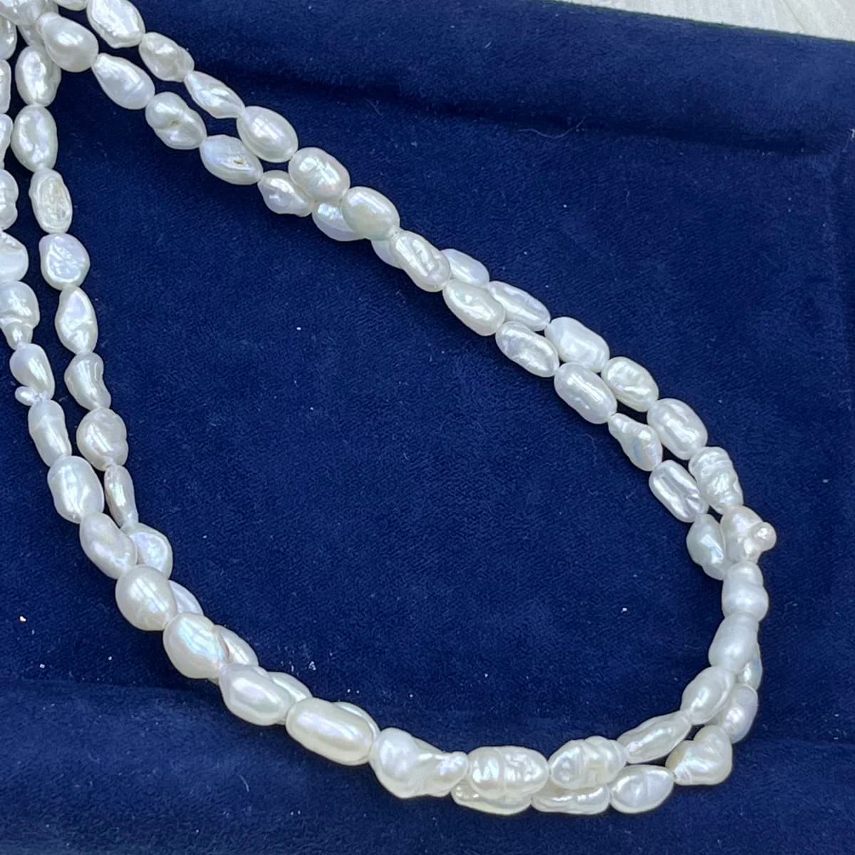 Perle d'acqua dolce naturali, perline scintillanti di forma irregolare, per la creazione di gioielli, forniture fai da te per collane, bracciali, accessori da sposa