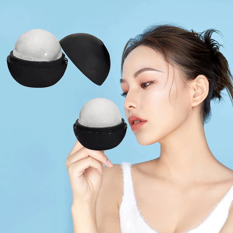 Stampo per ghiaccio in silicone, rullo per ghiaccio, strumenti per la cura della pelle, cubo di ghiaccio per il viso, accessori di bellezza per viso e occhi.