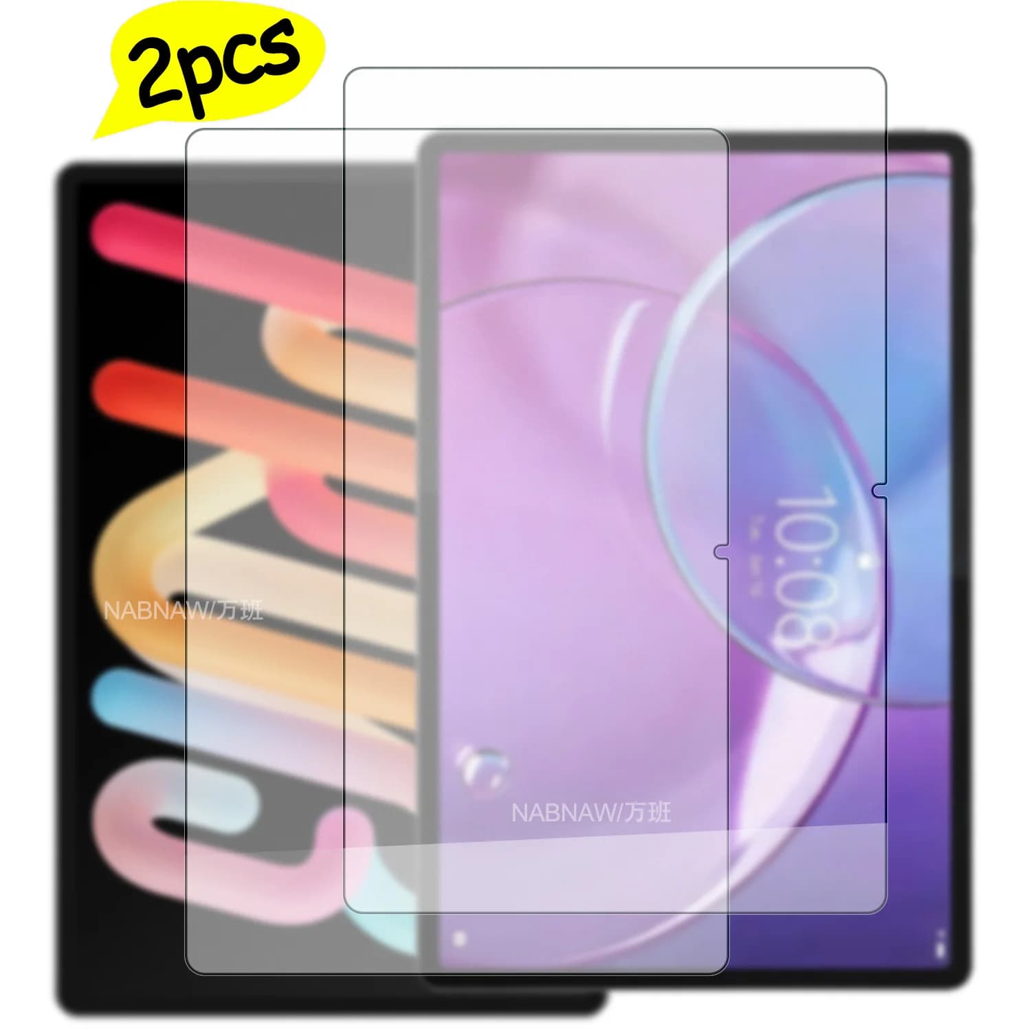 Pellicola protettiva in vetro temperato per Lenovo Xiaoxin Pad Pro 13, per Lenovo Idea Tab Pro Gen 2 13", trasparente, antiurto, confezione da 2.