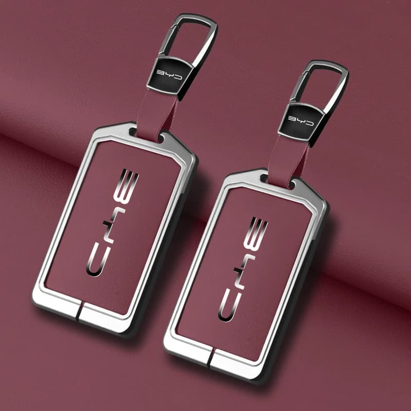 Zinc Alloy Car NFC Card Remote Key Cover Case Protector Holder Shell For BYD Tang DM Han EV Song PRO Qin PLUS DMI Accessories