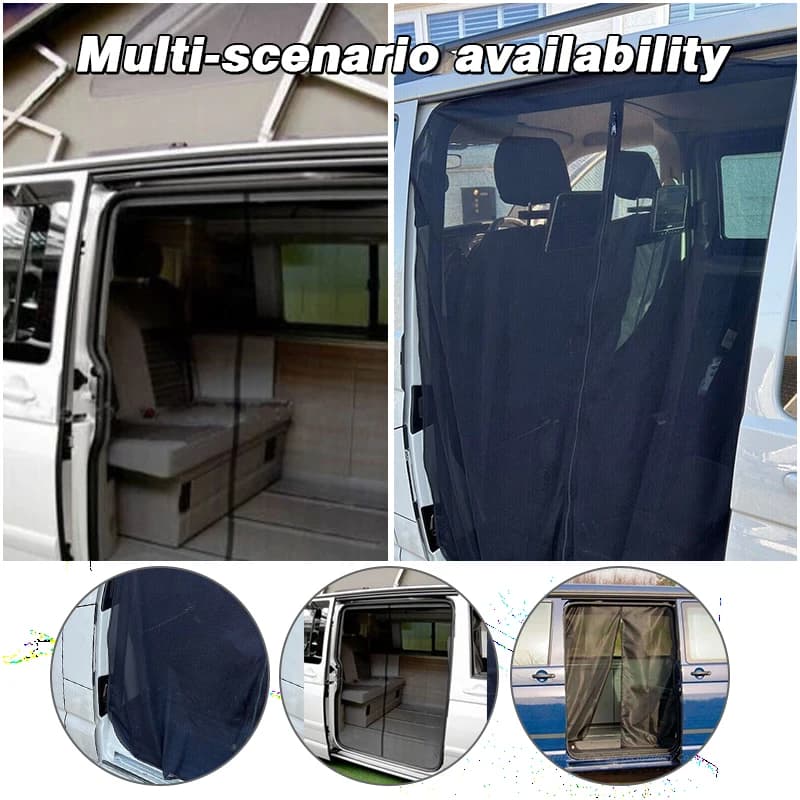 Per Vw T5 T6 porta scorrevole zanzariera magnetica zanzariera rete Camper interni automobilistici tende Anti-zanzara LHD e RHD
