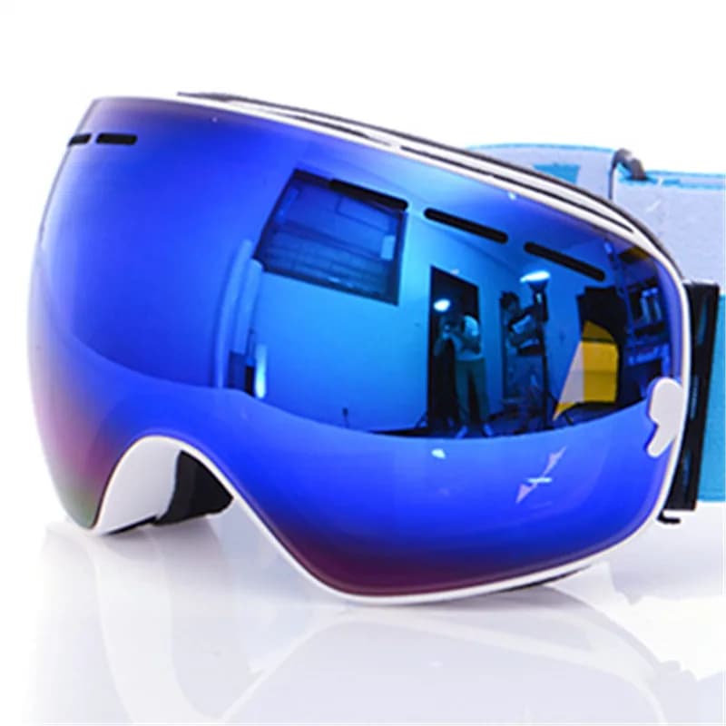 Occhiali da sci snowboard, occhiali professionali da neve grandangolari con doppi strati antiappannamento UV400 uomo donna motoslitta occhiali da sci