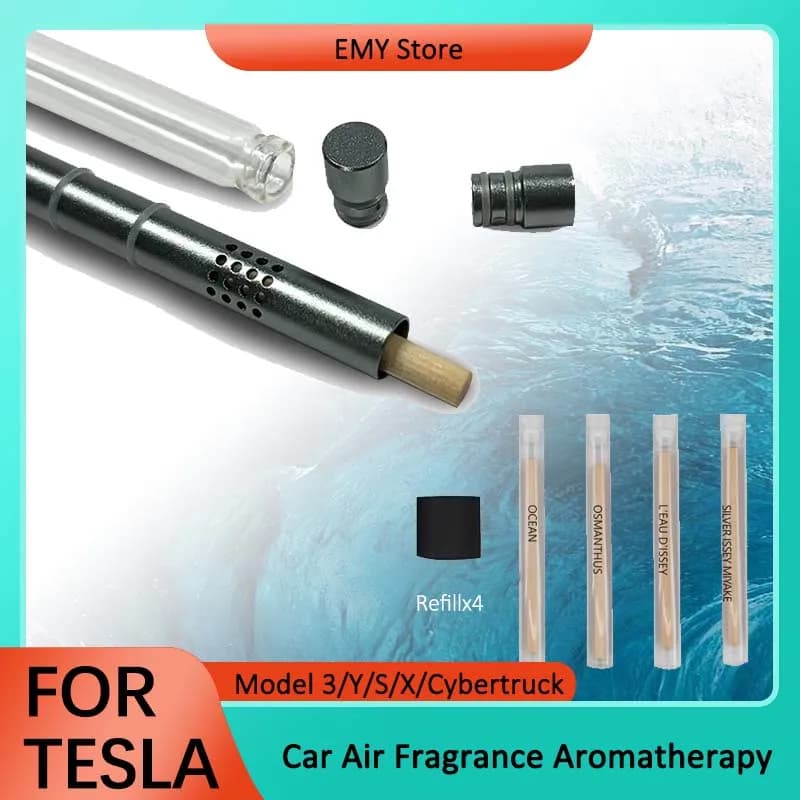 Car Deodorant for Tesla Model 3 YSX Dashboard Fragrance Aromatherapy Diffuser Perfume Odore 2024 2025 Accessories