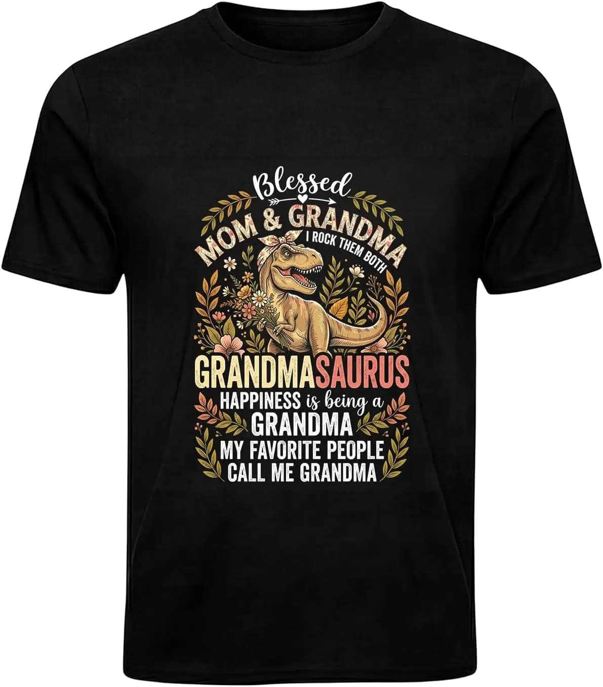 Maglietta Nonna, classica, unisex, in cotone, morbida e traspirante, girocollo, casual, da indossare tutti i giorni, per donne e uomini, per la nonna