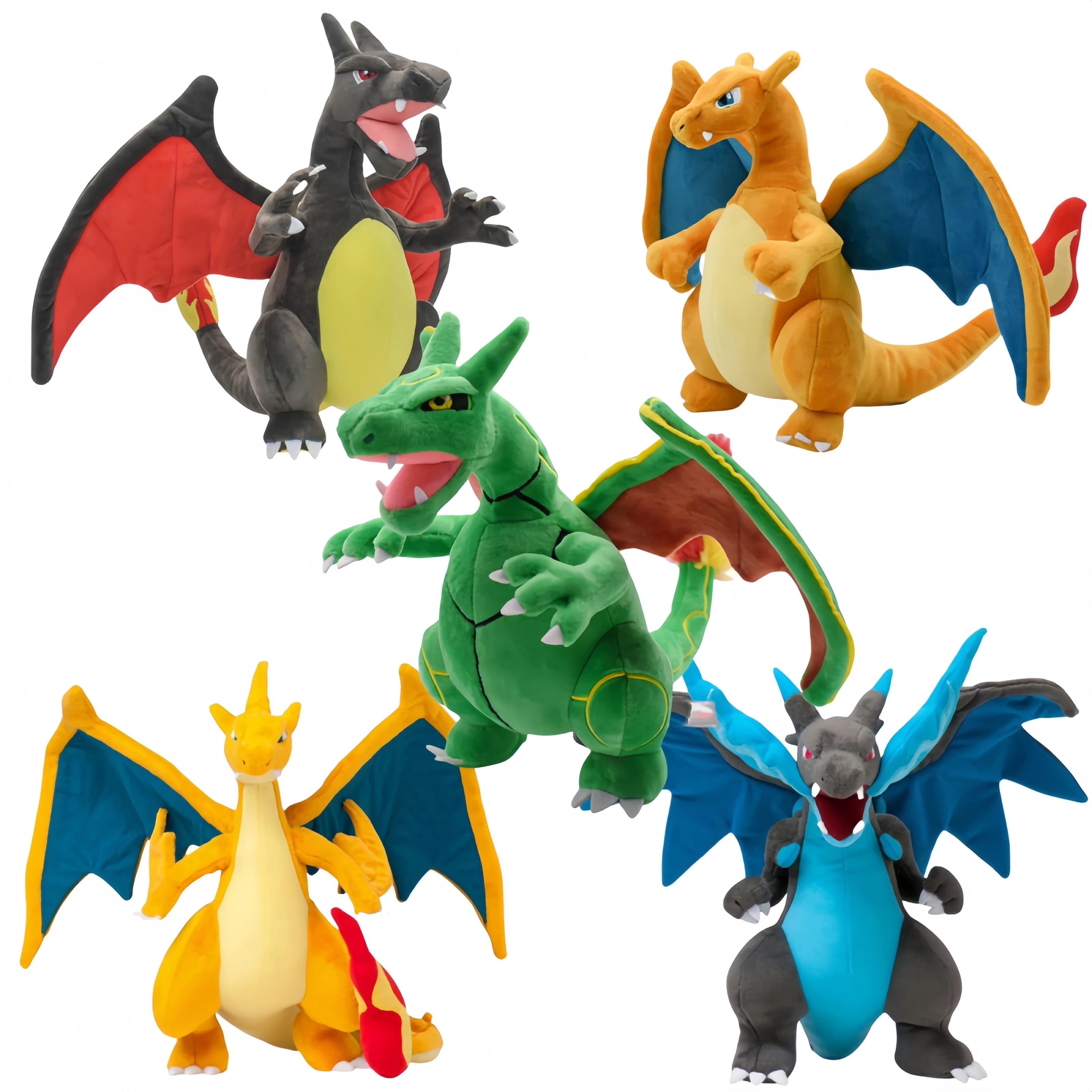 Pokemon Charizard Peluche Mega Charizard X Y Giocattoli di Peluche Charizard Evolution Doll Charmander Peluche Animali Peluche Regalo di Natale