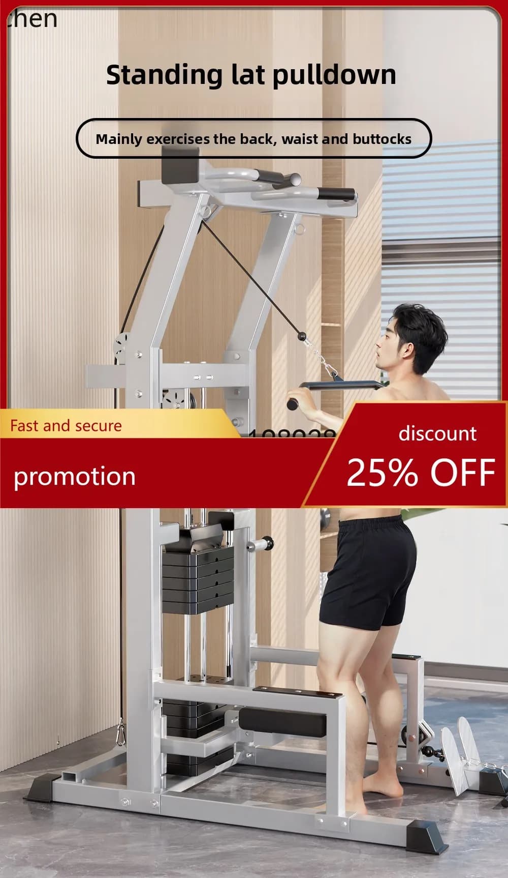 YFY Internal Traction Bar, Home Fitness Auxiliary Equipment, Traction Training Machine