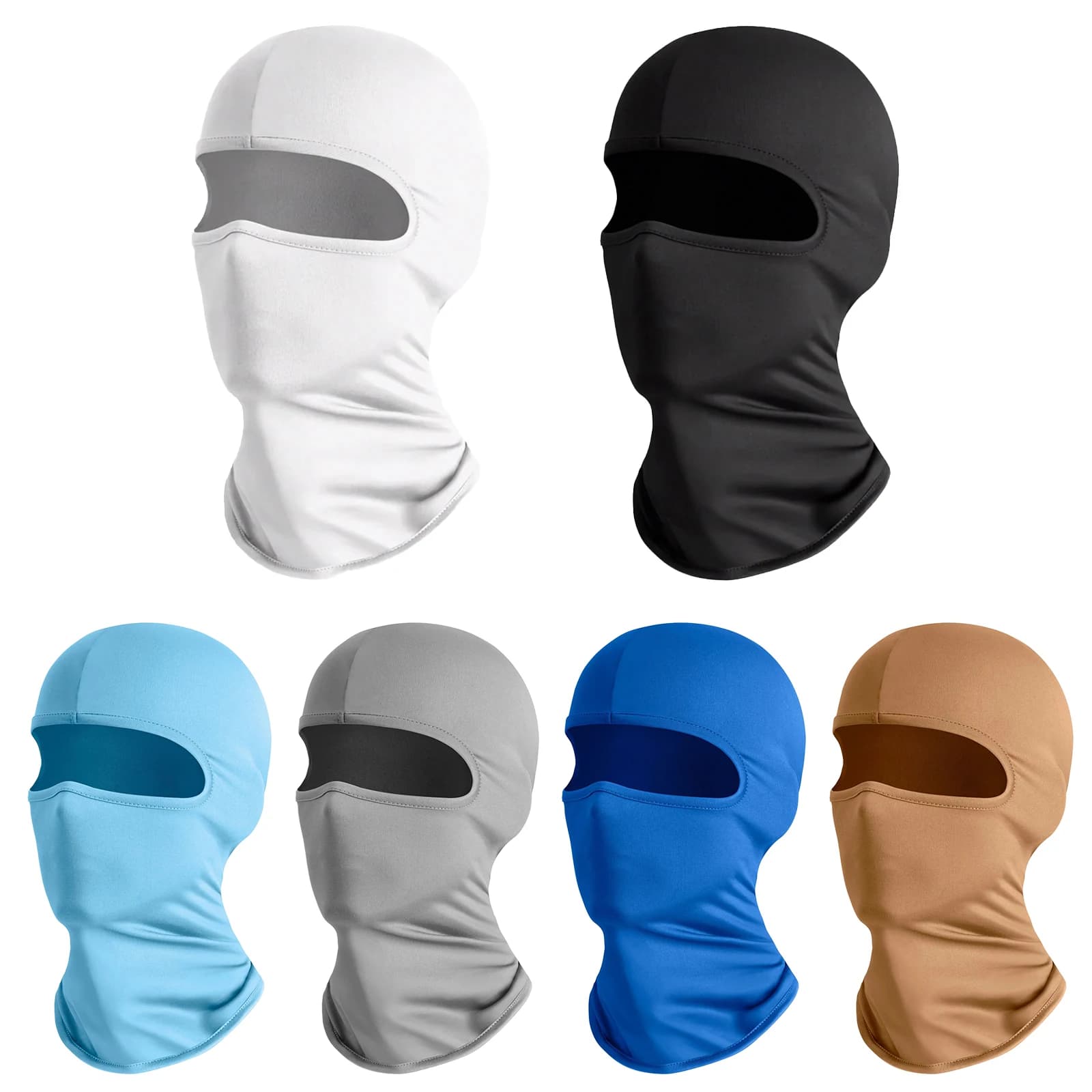 Passamontagna Tattico Estivo Rinfrescante, Scaldacollo, Sciarpa da Escursionismo, Cappuccio per Casco da Moto e Ciclismo, Protezione Solare per Uomo