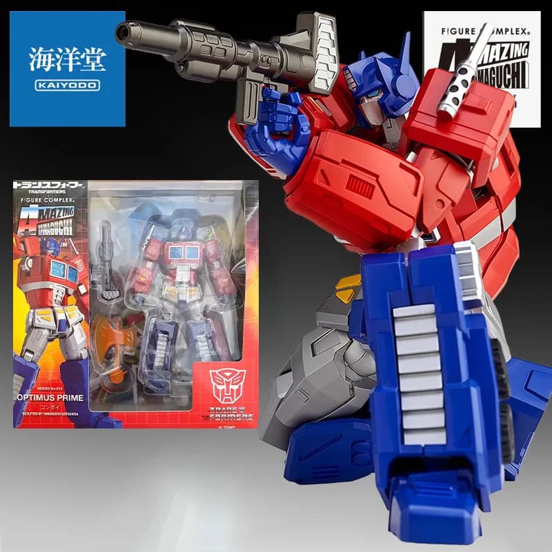 KAIYODO Originale Amazing Yamaguchi Action Figure Optimus Prime, Giocattoli per Ragazzi, Regalo per Bambini, Modellini da Collezione, Ornamenti