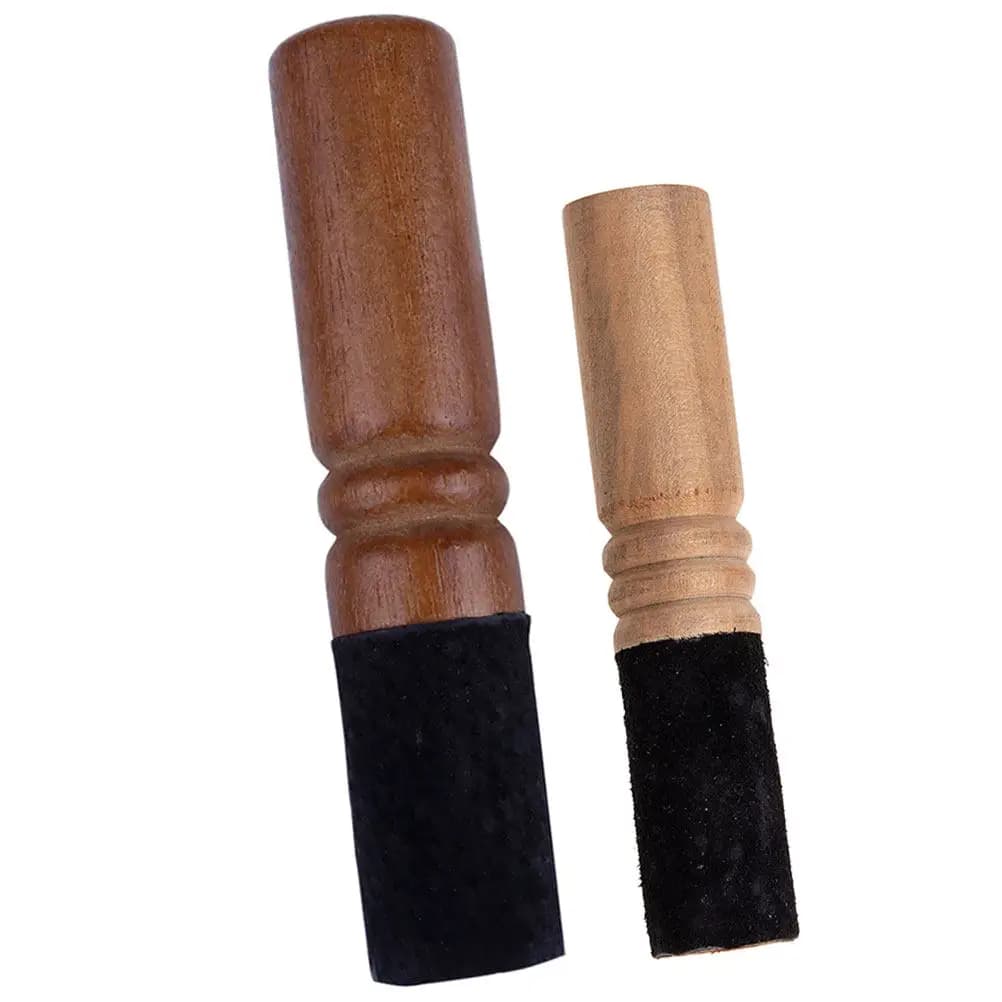 2Pcs Sound Bowl Sticks Professional Buddha Mallets Wooden Strikers Clear Sound for Meditation Yoga Temple Home Decor Singing