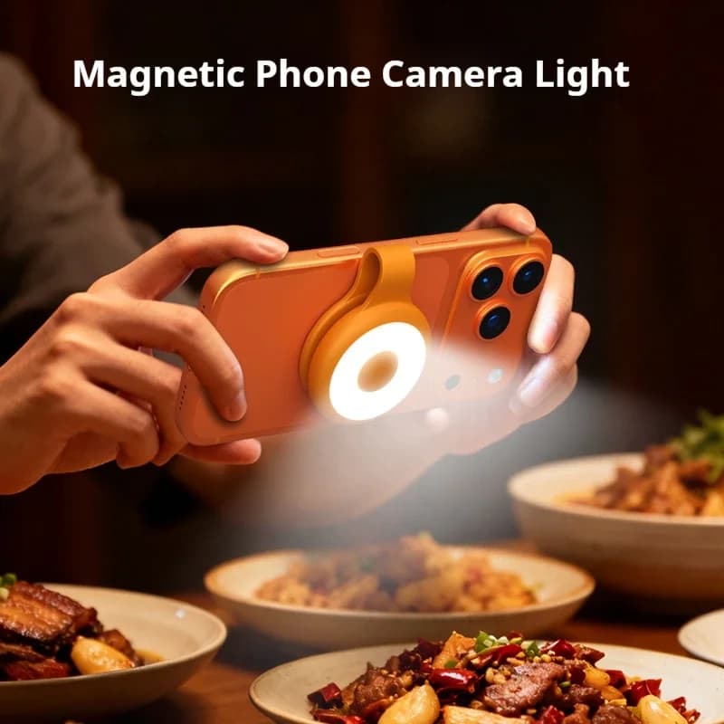 Magnetic Bright Ring for Selfie Smartphone Magnetic Filling Light Mini Portable Pocket Light for Selfie for Iphone Xiaomi Huawei Samsung
