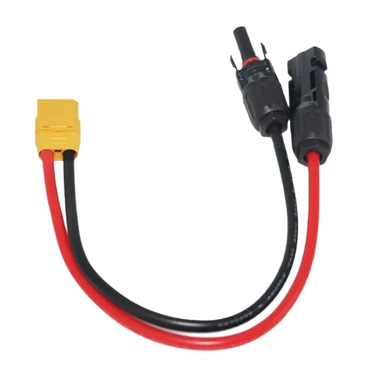A49T Solar Panel Connectors to XT90 Male Adapter Cable Extension Cable Adapter for Power Stations 10AWG Wire 2m