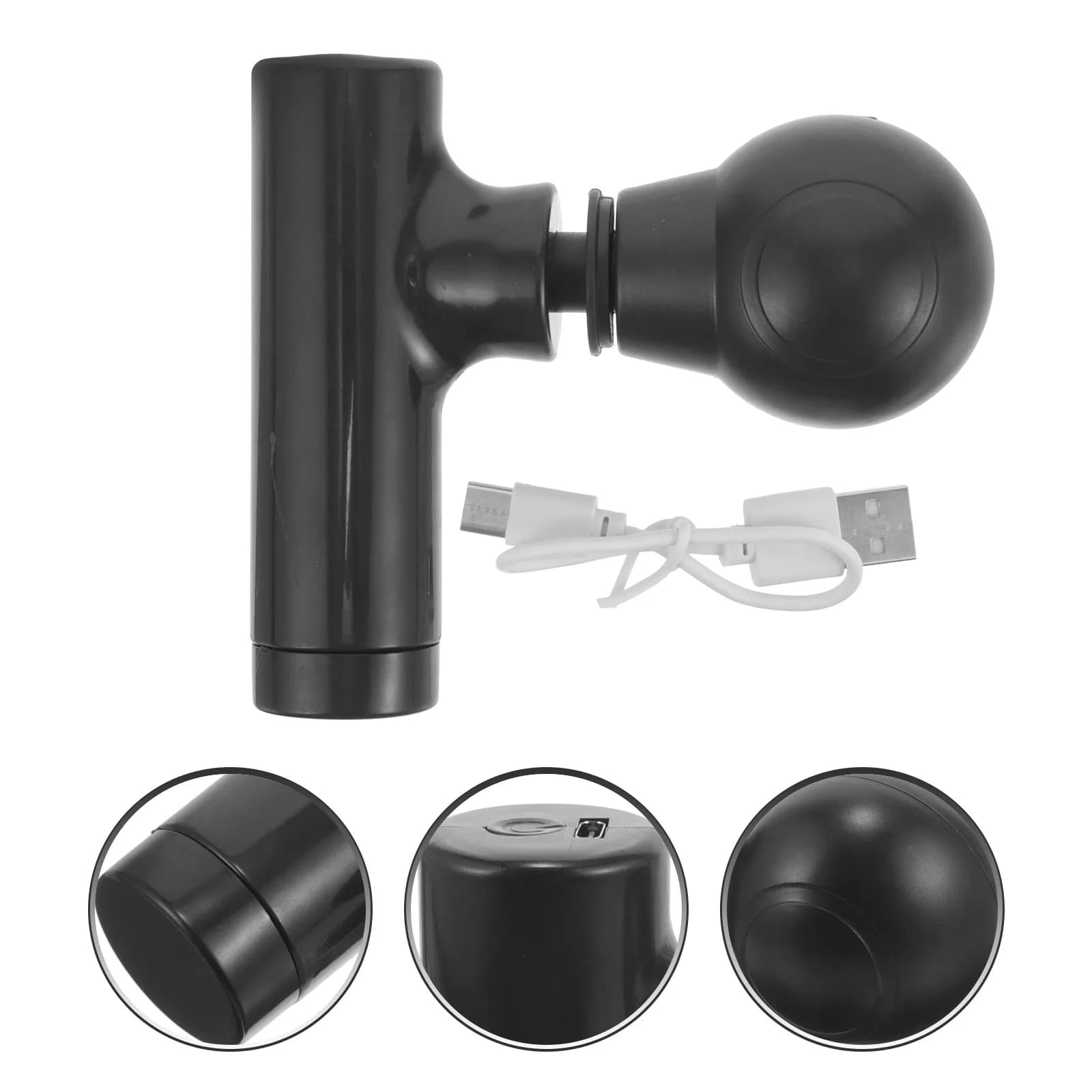 Mini Massage Gun, Small Portable Electric Muscular Massage, Massage Instrument Background Textiles, Relaxing Device for Back and neck