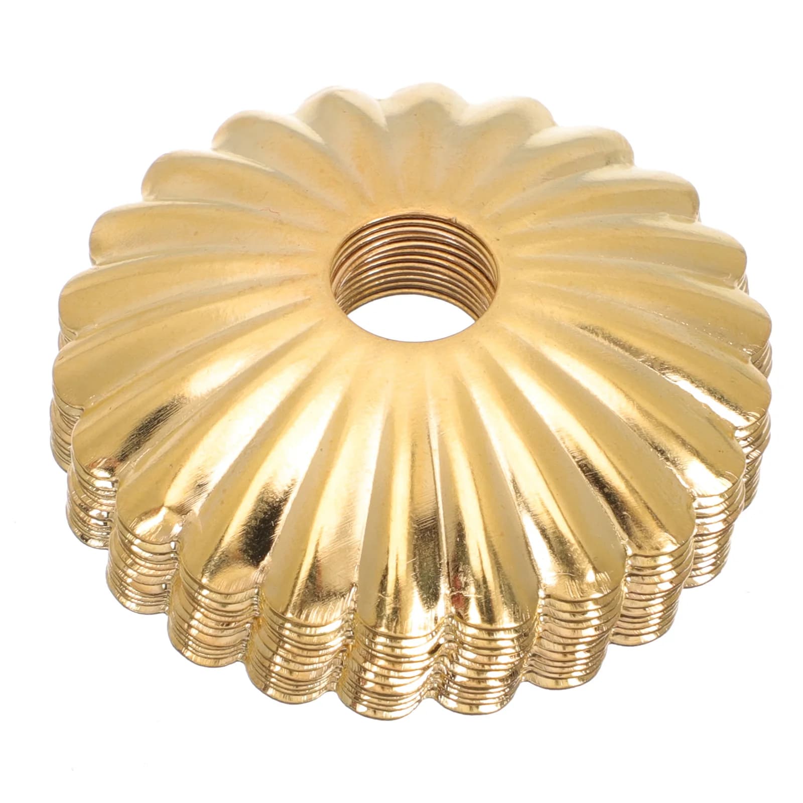 12 pezzi coprilampada a forma di fiore guarnizione per plafoniera in metallo design girasole piastra di copertura per lampadario in ferro durevole per soggiorno