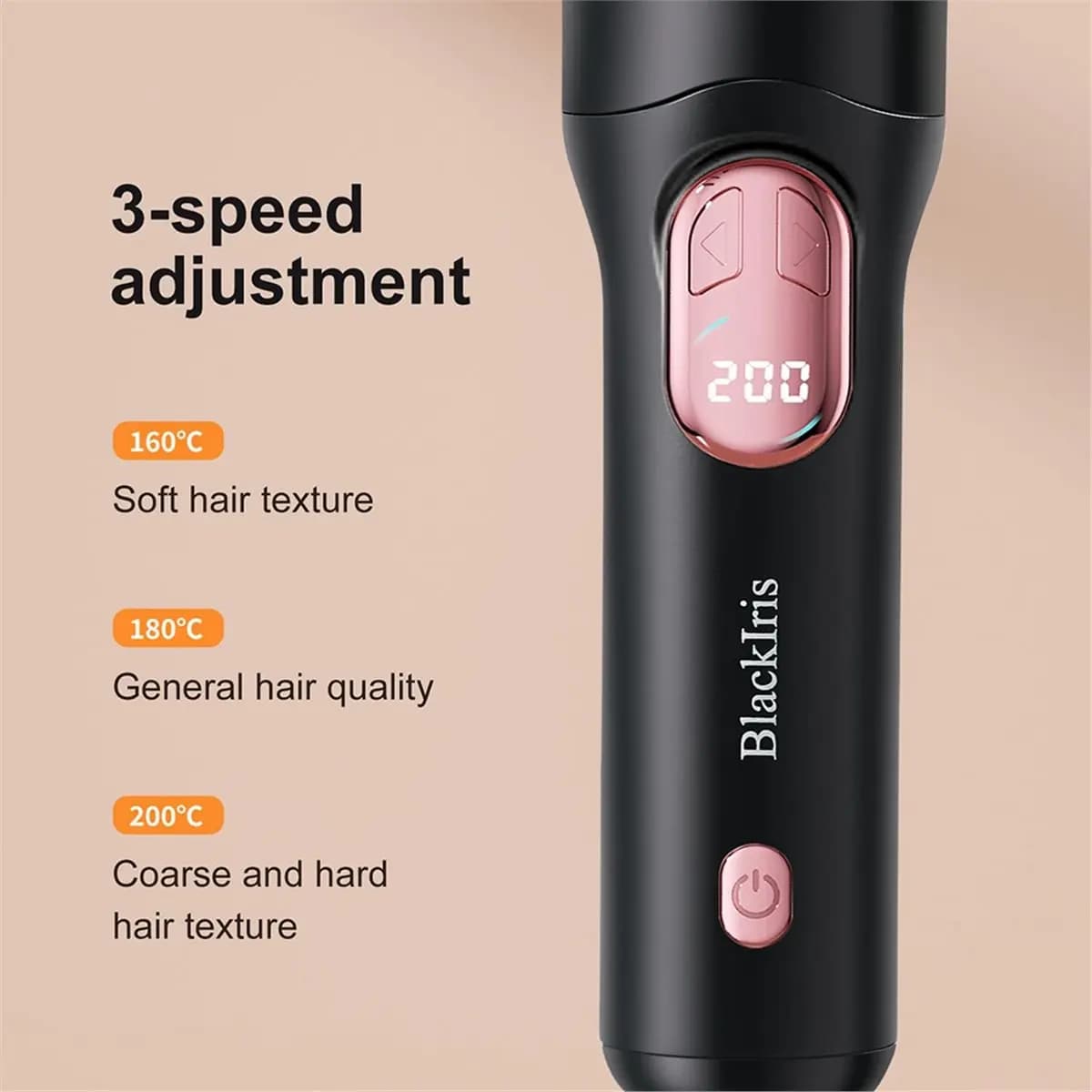 【Promo】Ricarica USB LCD 32MM Riscaldamento Bigodino per uova Ferro arricciacapelli portatile wireless domestico Ferro arricciacapelli rotante automatico
