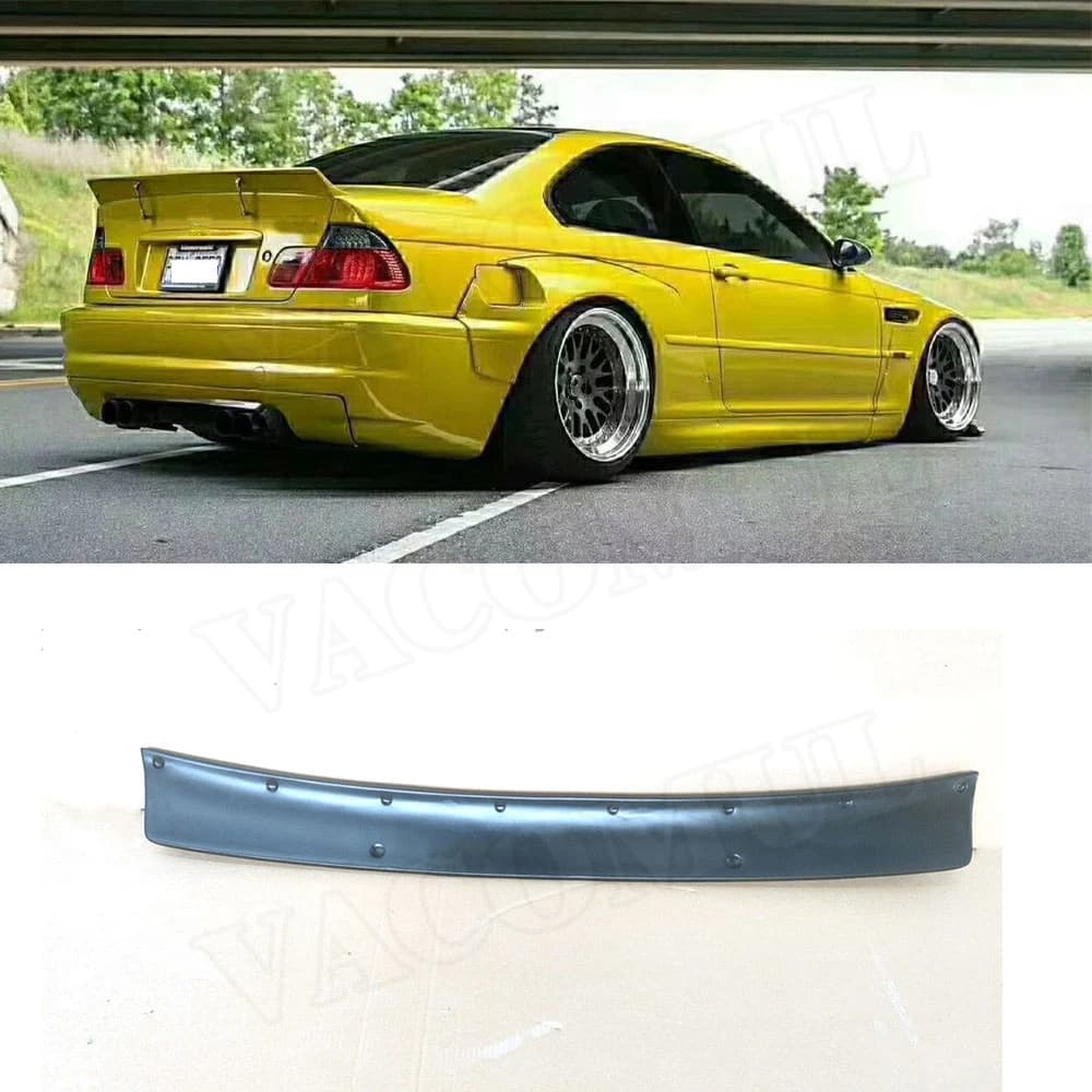 Spoiler per bagagliaio posteriore in fibra di carbonio per BMW E46 2 porte 4 porte Spoiler per bagagliaio in fibra di vetro FRP Paraurti FRP