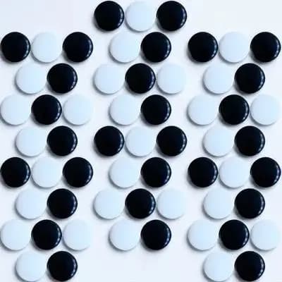 Set di 360 Pezzi per Go, Piccoli e Piatti, Lisci e Confortevoli per Uso Prolungato, Accessori per Giochi da Tavolo, Ideali per Scuola