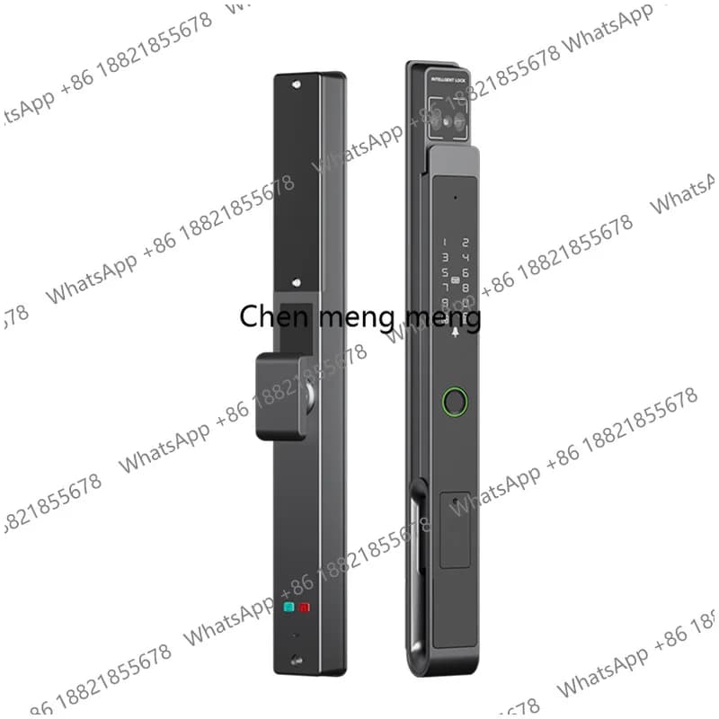 Serratura Intelligente con Riconoscimento Facciale TTLock, Automatica in Alluminio, con Impronta Digitale, Impermeabile, per Esterni, con Password, per Cortile
