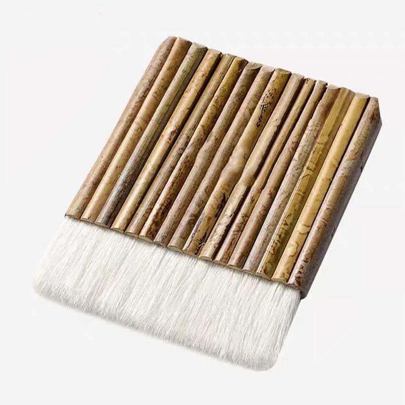 Lengthened Mounting Soft Woolen Row Painting Brush Acrylic Oil Watercolor Painting Scrubbing Brush Large Area Paint Joint Brush