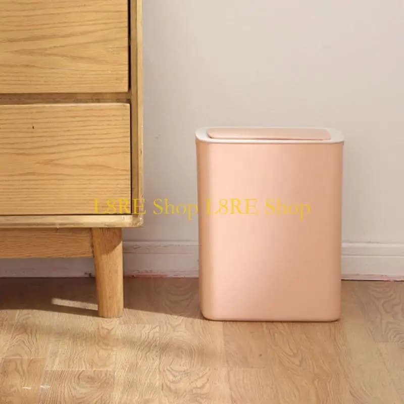 L8RE Induction Trash Can Automatic Dustbin Bucket Garbage For Bathroom Kitchen