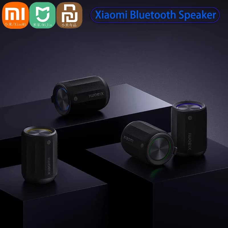 Xiaomi Mijia IP67 Altoparlante Bluetooth impermeabile esterno Mini BT5.3 RGB Light 360 ° Suono portatile stereo omnidirezionale